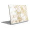 Gold and White Marble Surface Book 2 13.5in Skin